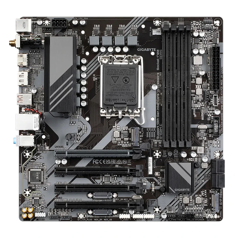 مادربرد گیگابایت مدل B760M C با پشتیبانی از DDR5 و سوکت 1700